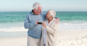 Couple in their 70s with life insurance